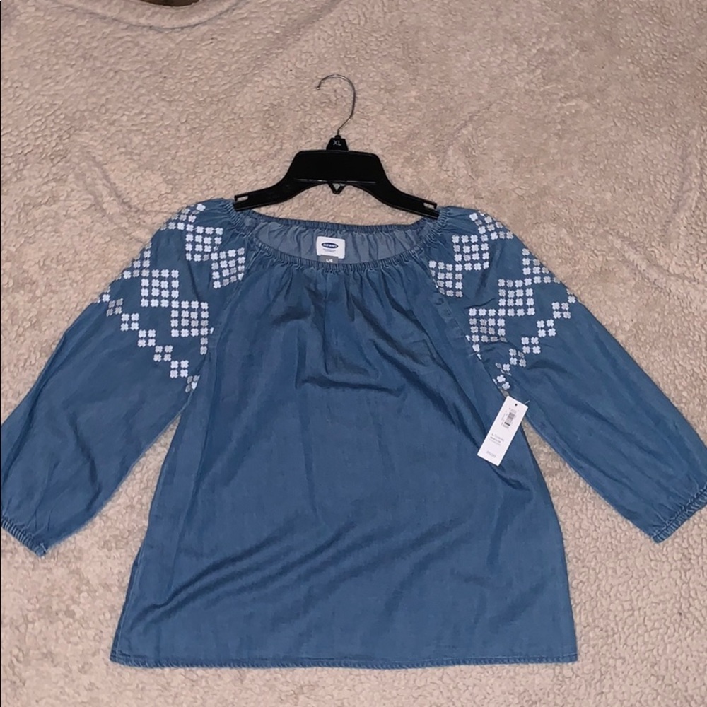 Kids old navy blue blouse